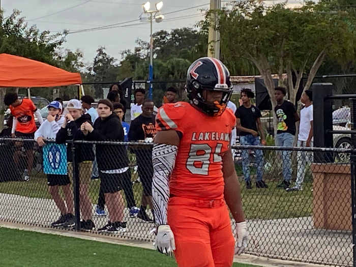 Keahnist Thompson, Defensive End, Lakeland (Fla.) High School - Aug. 27, 2021 versus Clearwater